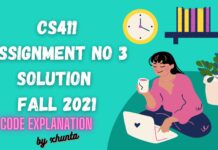 CS411 Assignment 3 Solution Fall 2021 cs411 assignment 3 solution fall 2021